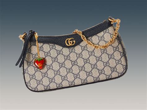 gucci strawberry shaped bag|Gucci ophidia bag.